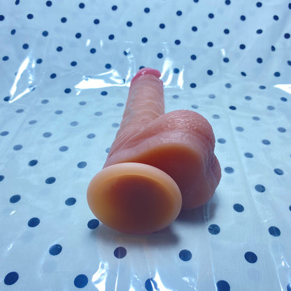 ดิลโด้จำลองซิลิโคนติดผนัง 22 ซม