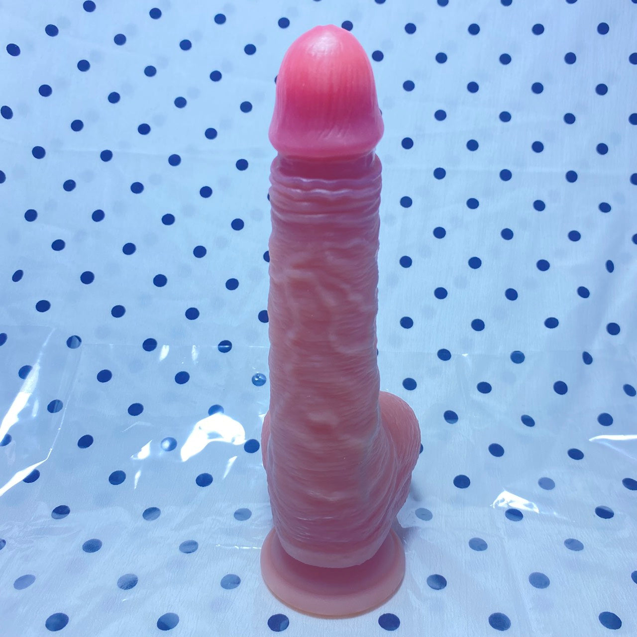 ดิลโด้จำลองซิลิโคนติดผนัง 22 ซม