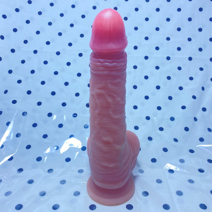 ดิลโด้จำลองซิลิโคนติดผนัง 22 ซม