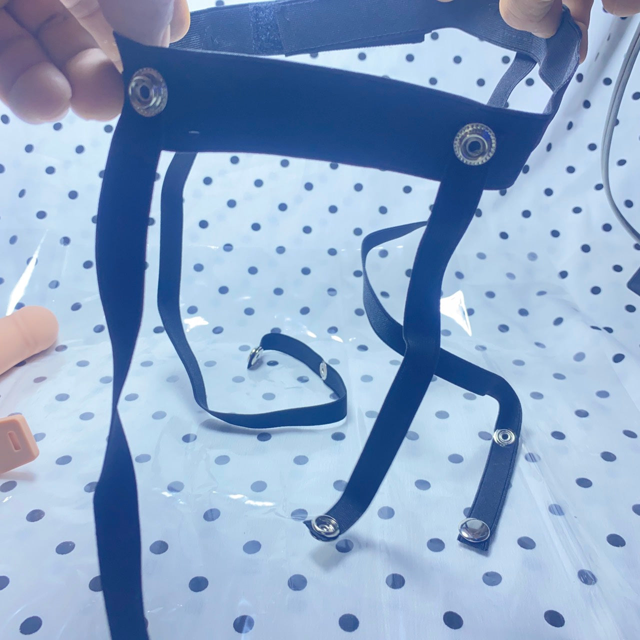 🖤 ​​Tomboy Pants (Hollow Strap-on) | Hollow Silicone Wearable Device, Adjustable Straps