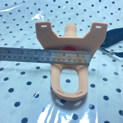 🖤 ​​Tomboy Pants (Hollow Strap-on) | Hollow Silicone Wearable Device, Adjustable Straps