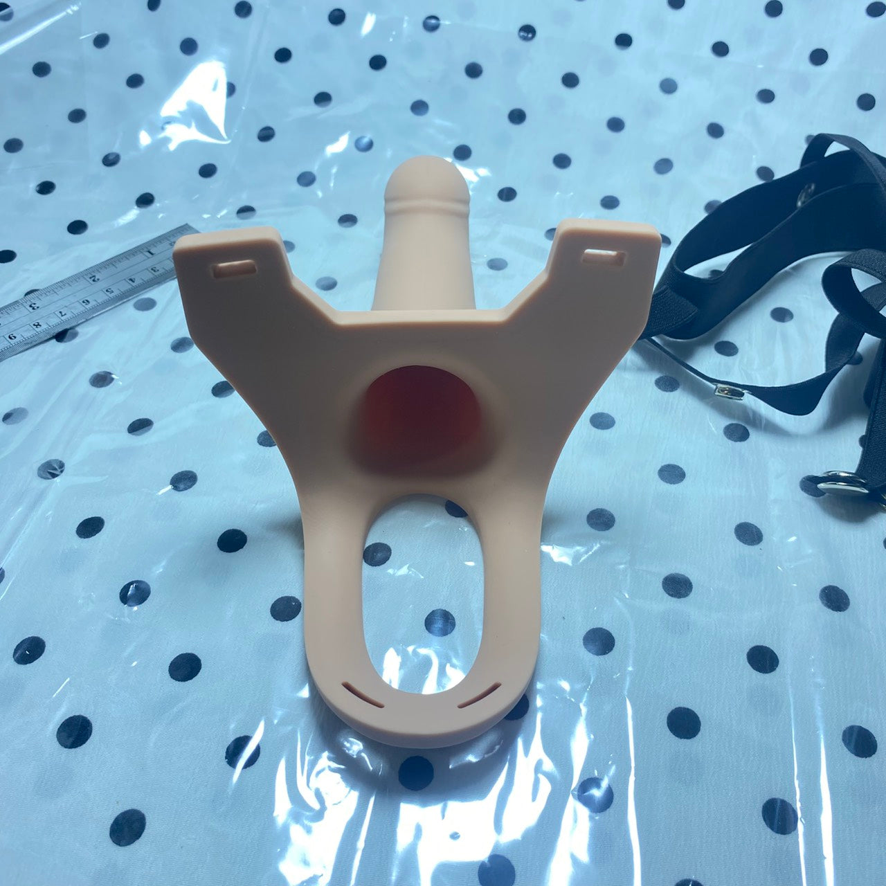 🖤 ​​Tomboy Pants (Hollow Strap-on) | Hollow Silicone Wearable Device, Adjustable Straps