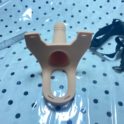 🖤 ​​Tomboy Pants (Hollow Strap-on) | Hollow Silicone Wearable Device, Adjustable Straps