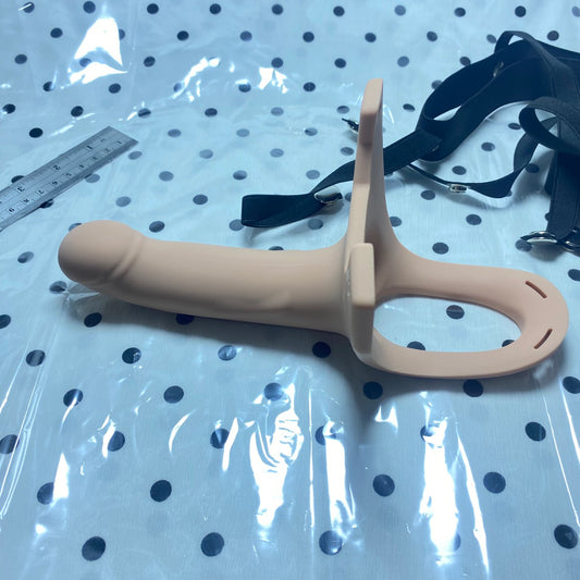 🖤 กางเกงทอม (Hollow Strap-on) | อุปกรณ์สวมใส่ซิลิโคนแบบกลวง สายรัดปรับได้