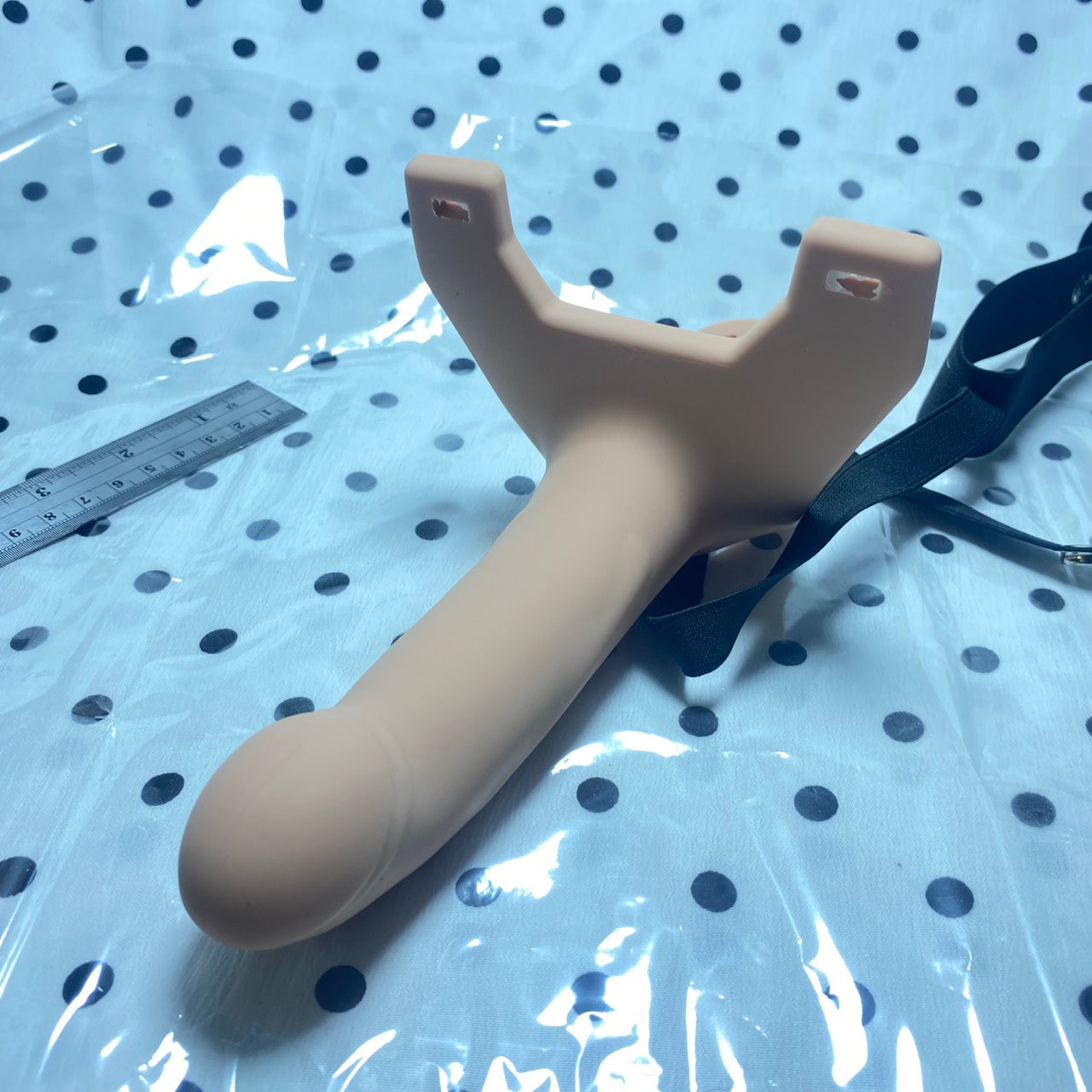 🖤 ​​Tomboy Pants (Hollow Strap-on) | Hollow Silicone Wearable Device, Adjustable Straps