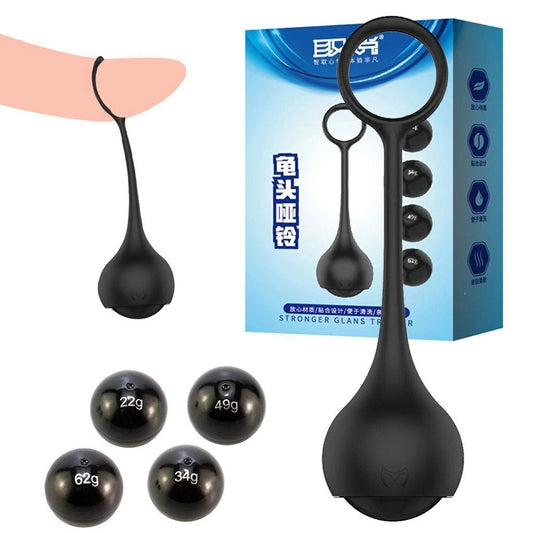 Stronger Glans Trainer (เครื่องฝึกความทนทาน) ลูกตุ้มถ่วงน้ำหนักสำหรับผู้ชาย (22g - 62g)