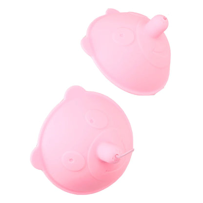 เครื่องสั่นดูดหัวนม 2 ชิ้น พร้อมรีโมท