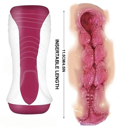 เครื่องช่วยสำเร็จความใคร่ (กระป๋องจิ๋ม): TPE นุ่มพิเศษ รุ่น Glans Exerciser