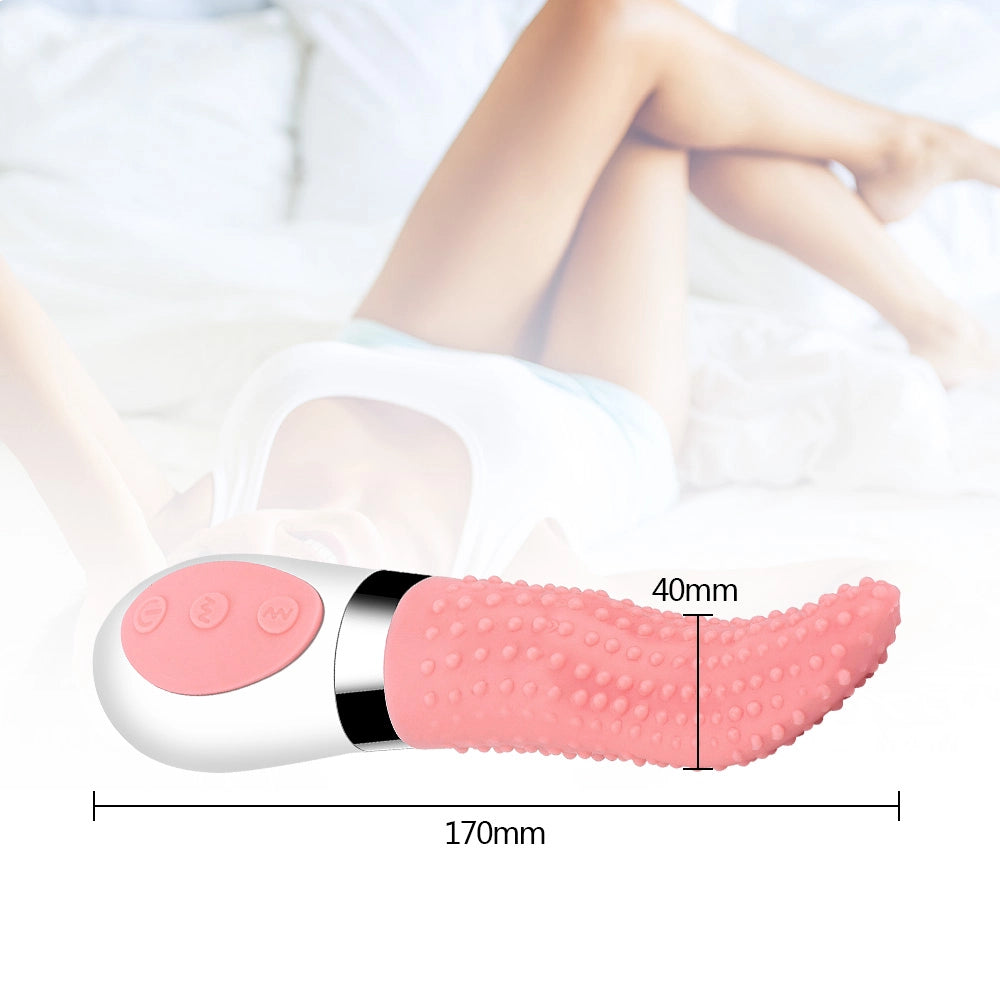 ลิ้นเบิร์น (ลิ้นปลอมสั่น) พร้อมลูกไข่สั่น Kegel 2 ลูก