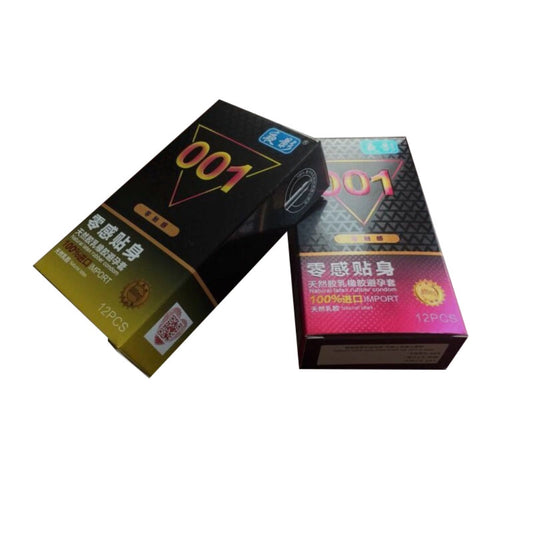 ถุงยางอนามัยแบบบางพิเศษ 0.01 มม. (Ultra Thin Condom 001)